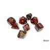 Borealis Cosmos/Gold Polyhedral 7-dice set (Witch Bonus Die)