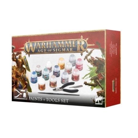 Warhammer Age of Sigmar Pinturas + set de herramientas 80-17