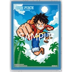 One Piece Card Game - Official Sleeve 8 - LUFFY PIXEL