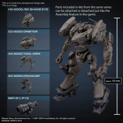 ARMORED CORE VI - RaD CC-2000 Orbiter Nightfall - Model Kit