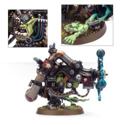 Big Mek Ork con kañón de atake shokk