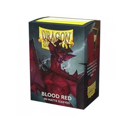 Dragon Shield Standard Matte Sleeves - Matte Blood Red AT-11050