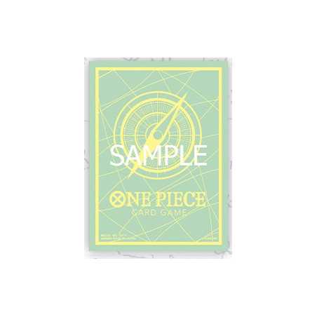 One Piece Card Game Official Sleeve 9 FONDO VERDE