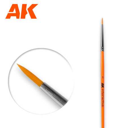 Pincel Redondo Sintético 1 AK603
