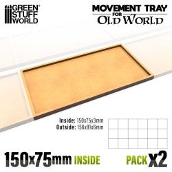 Bandejas de Movimiento DM - 150x75mmAccesorios HobbyAtheneas Hobby S.L.
