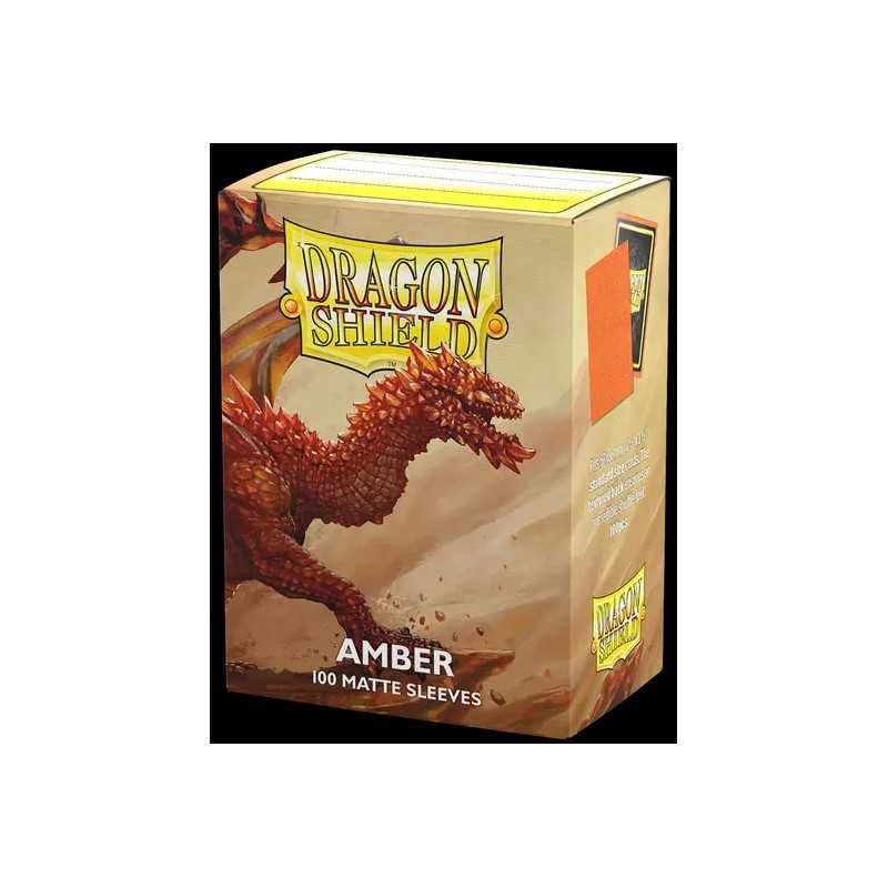 Dragon Shield Standard Matte Sleeves - Amber (100 Sleeves) AT-11059