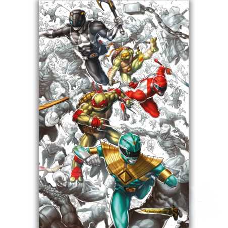 Mighty Morphin Power Rangers vs. Las Tortugas Ninja (Español)