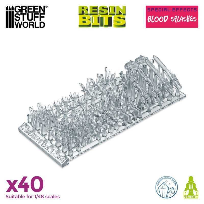Set impreso en 3D - Efecto Salpicaduras de SangreGreen Stuff WorldAtheneas Hobby S.L.
