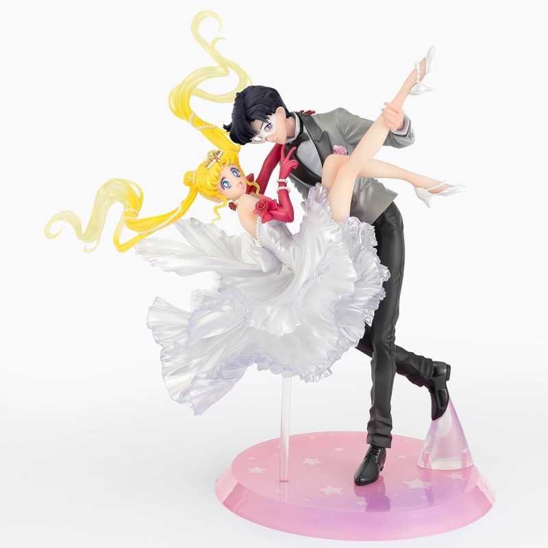 USAGI AND TUXEDO MASK FIGURA 23,5 CM SAILOR MOON