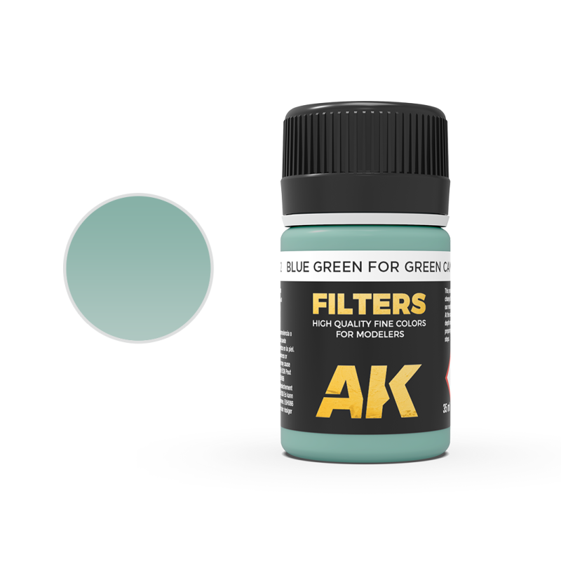 AZUL VERDE PARA FILTRO DE CAMUFLAJE VERDE SKU: AK4162