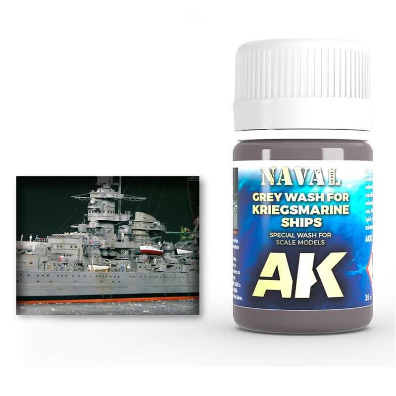 LAVADO GRIS PARA BARCOS DE LA KRIEGSMARINE SKU: AK303PinturasAtheneas Hobby S.L.