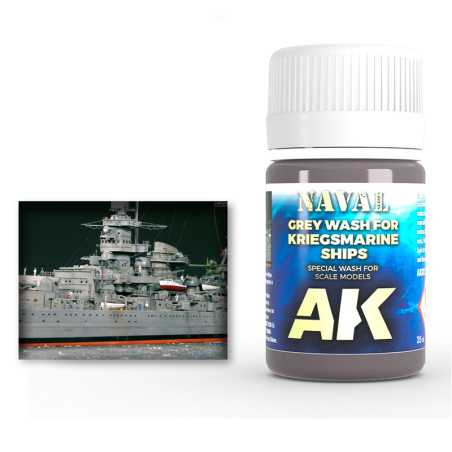 LAVADO GRIS PARA BARCOS DE LA KRIEGSMARINE SKU: AK303