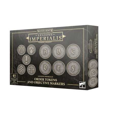 Legions Imperialis: fichas de orden y marcadores de objetivo