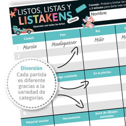 Listos, Listas y Listakens Junior