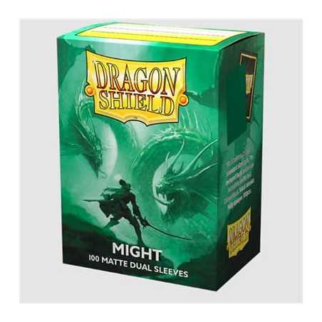Might Matte Dual Sleeves Dragon Shield Standard size (100 Sleeves)