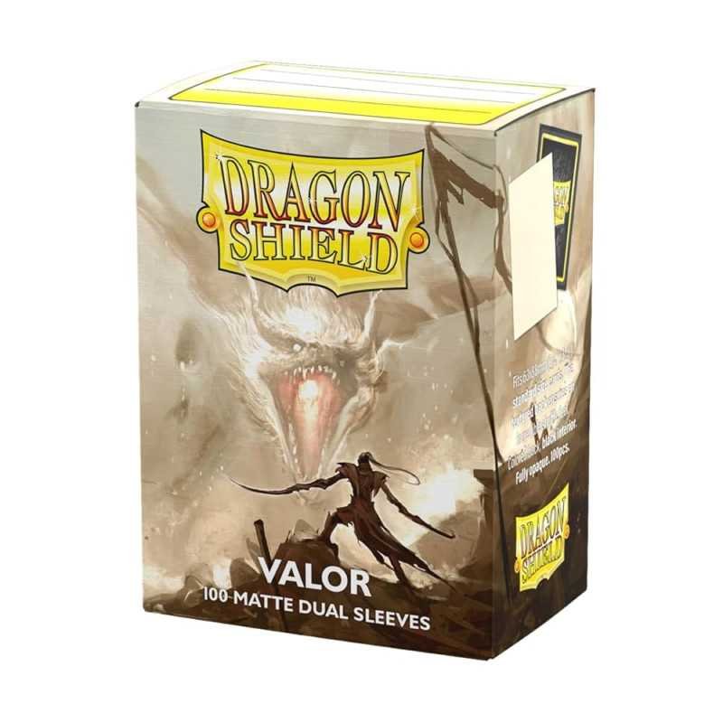 Matte Dual Sleeves Valor Dragon Shield Standard size (100 Sleeves) AT-15059Accesorios para los JuegosAtheneas Hobby S.L.