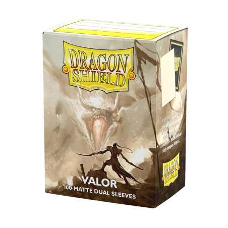 Matte Dual Sleeves Valor Dragon Shield Standard size (100 Sleeves) AT-15059