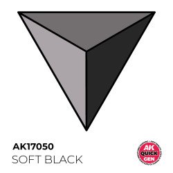 SOFT BLACK QUICK GEN AK17050PinturasAtheneas Hobby S.L.