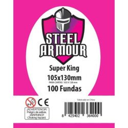Fundas Steel Armour (57,5X89MM) Premium Asia "Antes Americano" (100) - Exterior 59,5X91MMFundas para JuegosAtheneas Hobby S.L.