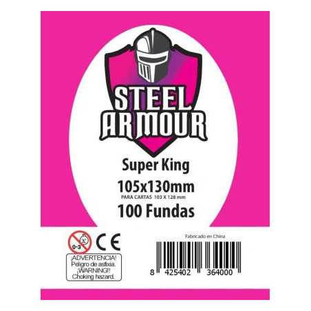 Steel Armour Super King Exterior 105x130mm (100 Fundas)