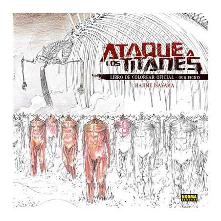 Ataque A Los Titanes Libro De Colorear Oficial 01