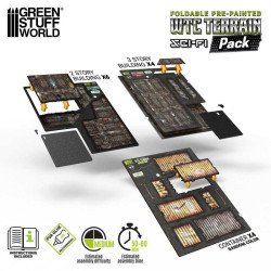 Pack de escenografía WTC plegable pre-pintada - Sci-FiAccesorios HobbyAtheneas Hobby S.L.
