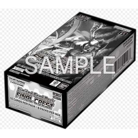 Digimon Card Game Limited Card Pack Display FINAL CREST LM-08