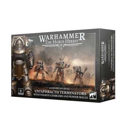 Cataphractii Terminators con Volkite Chargers y Power Mauls 31-144
