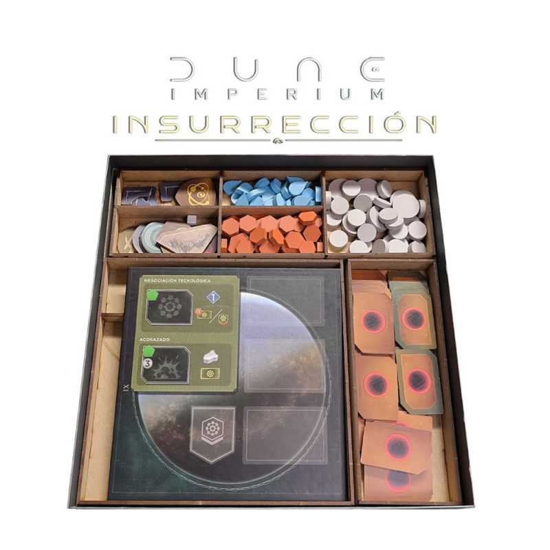Inserto Compatible Con Dune Imperium Ó "Insurrección" Base + Expansiones