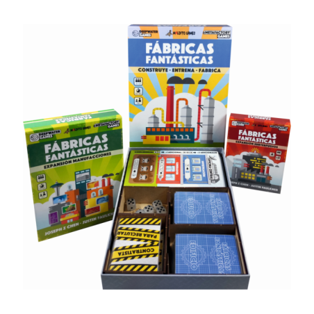 Inserto Compatible Con Fábricas Fantásticas Base + Exp Manufacciones + Exp Subterfugios