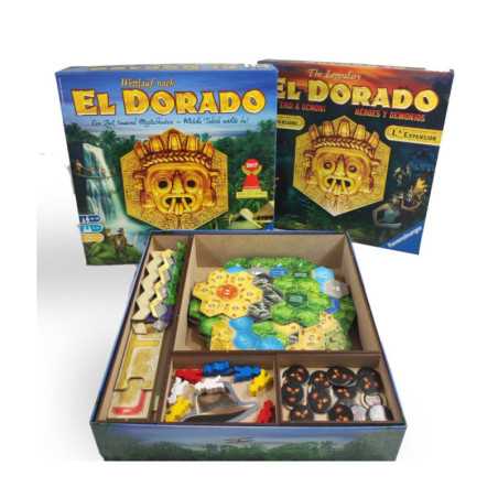 Inserto Compatible Con El Dorado Base + Expansión "Héroes Y Demonios"