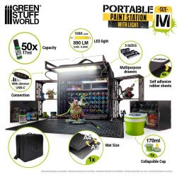 Mochila Estación de pintura portatil