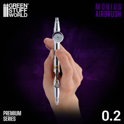 Aerógrafo Premium Series GHPM-Mobius 0.2 mm