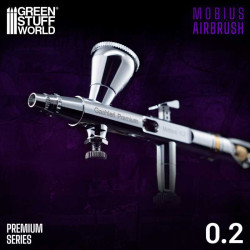 Aerógrafo Premium Series GHPM-Mobius 0.2 mm
