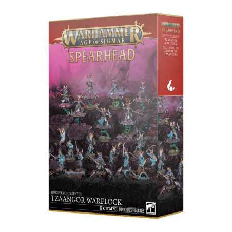 Punta de lanza de Discípulos de Tzeentch Bandada de guerra Tzaangor 70-839