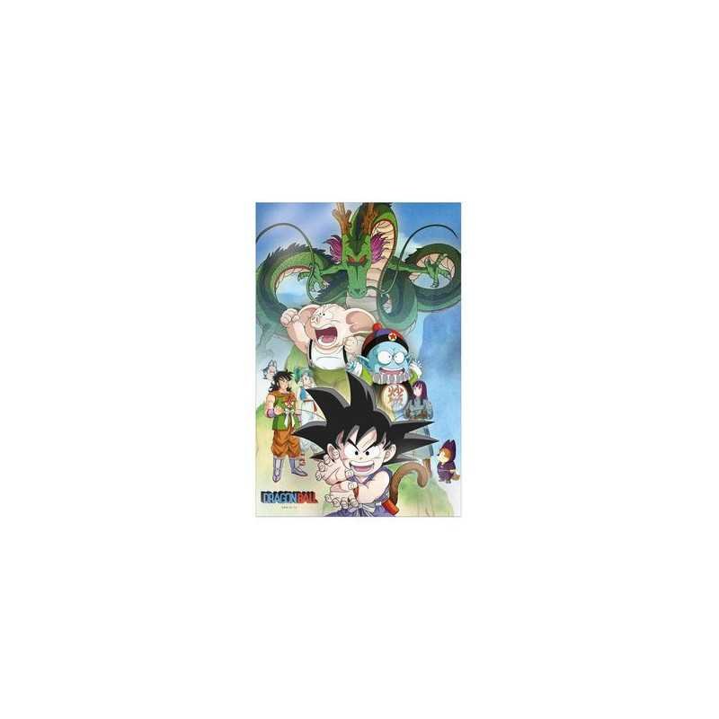 Shenron And Heroes Poster 3D 58X38 Cm Dragon Ball
