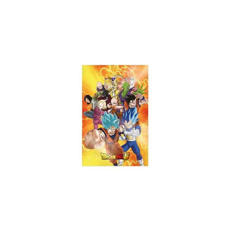 Universal Survival Heroes Db Super Poster 3D 58X38 Cm Dragon Ball