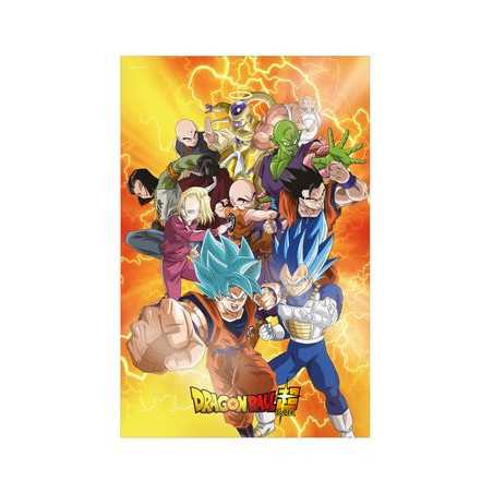 Universal Survival Heroes Db Super Poster 3D 58X38 Cm Dragon Ball