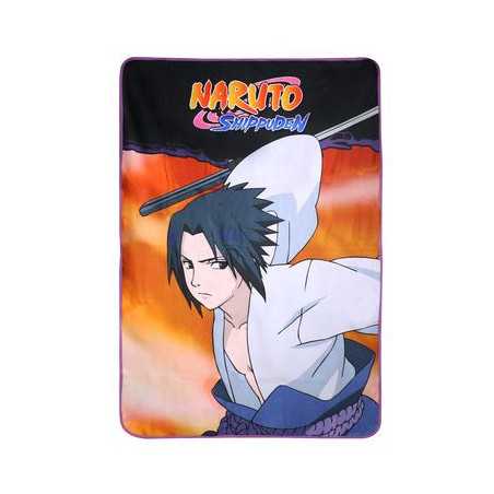 Sasuke Manta Polar 100X150 Cm Naruto