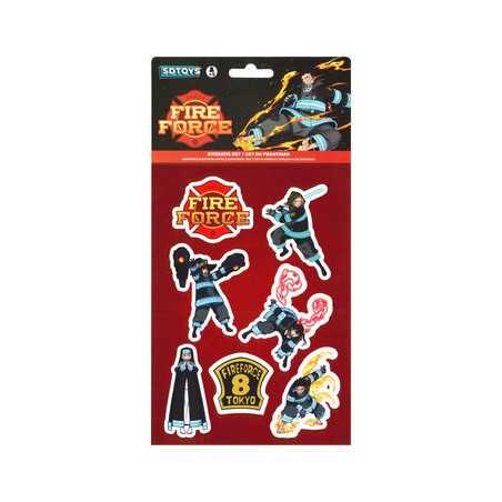 Fire Force Set Pegatinas Fire Force