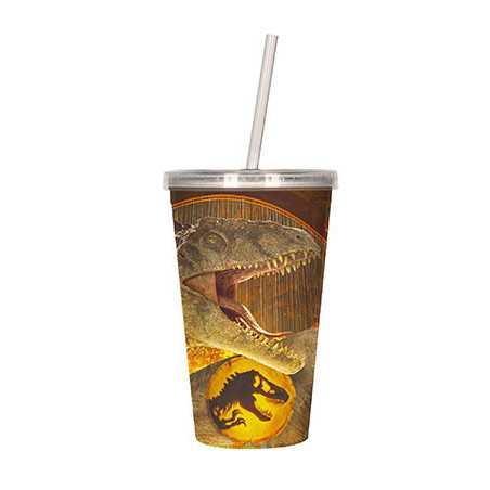 Jw Dominion Vaso Lenticular Jurassic Park