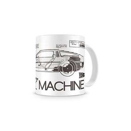 Time Machine Taza Cerámica Back To The Future