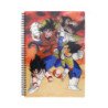 Goku Vs Vegeta Libreta Espiral Efecto 3D A4 Dragon Ball Z
