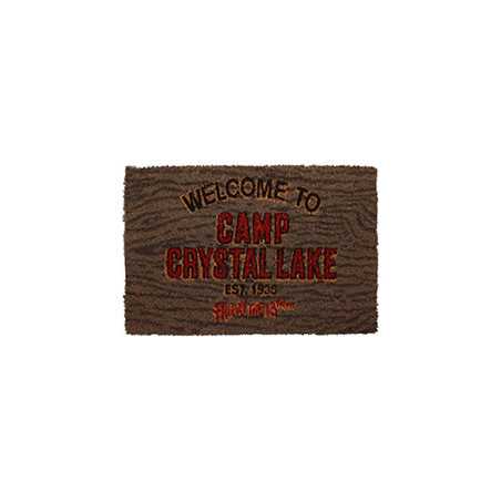 Welcome Camp Crystal Lake Felpudo 60X40 Cm Friday The 13Th