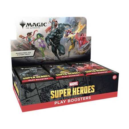 MTG - Marvel Super Heroes Play Booster Display (30 Packs) - Ingles