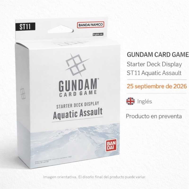Gundam Card Game Starter Deck Display ST11 Aquatic Assault - (Inglés)