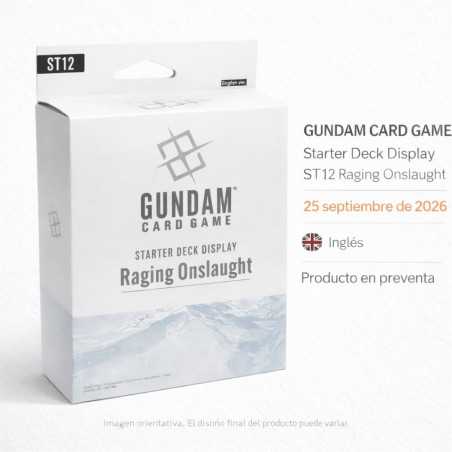 Gundam Card Game Starter Deck Display ST12 Raging Onslaught