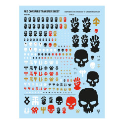 Mejoras y calcomanías para Corsarios Rojos