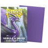Dragon Shield Sleeves - Standard size - Matte Dual - Nebula & Silver (100 Sleeves)