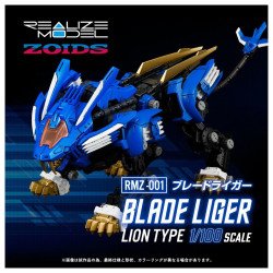 Takara Tomy 1/100 RMZ Realize Model ZOIDS Blade Liger Plastic Model